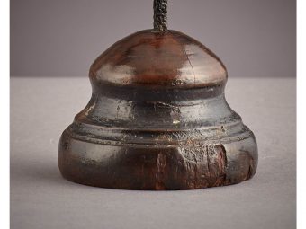 Beech and Wrought Iron Rushnip, English, circa 1800-1820
