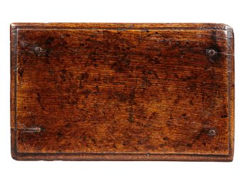Charles I Oak Joined Stool, Gloucestershire, circa 1630-1640