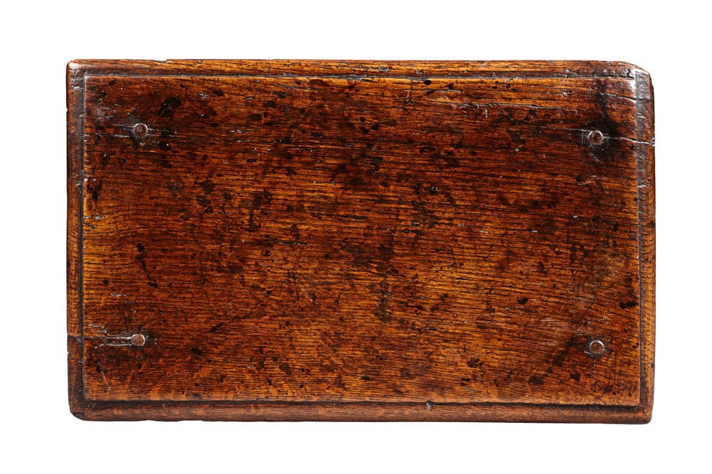 Charles I Oak Joined Stool, Gloucestershire, circa 1630-1640