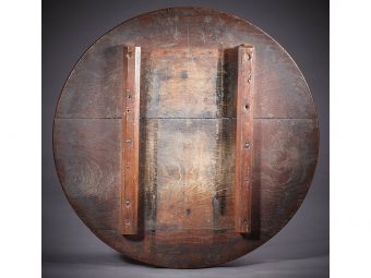 Rare Charles I / Commonwealth Oak Table Stool, English, circa 1640-1650