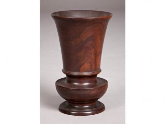 Late 19th Century Lignum Vitae Urn, English, circa 1860-1870