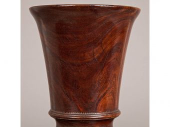 Late 19th Century Lignum Vitae Urn, English, circa 1860-1870