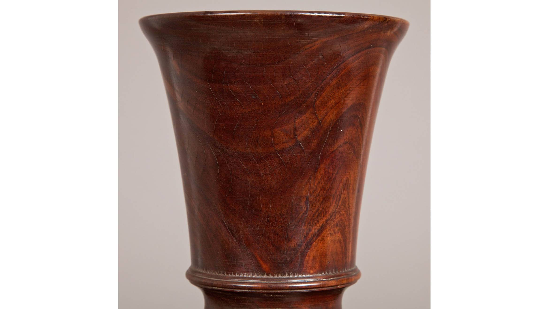 Late 19th Century Lignum Vitae Urn, English, circa 1860-1870
