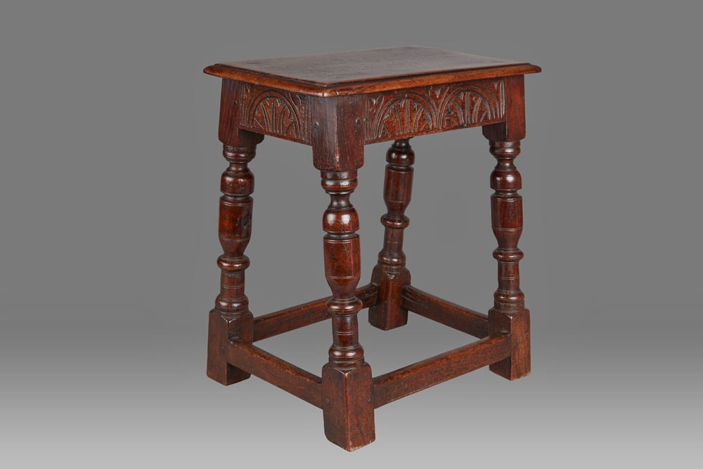 Charles I Lunette stool