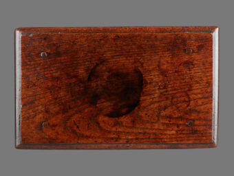 Charles I Oak 'S' Scroll Stool, Gloucesterhire, English, circa 1630