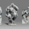 Late 18th Century Lead Figure of a Drinking Man, English, circa 1780-1800