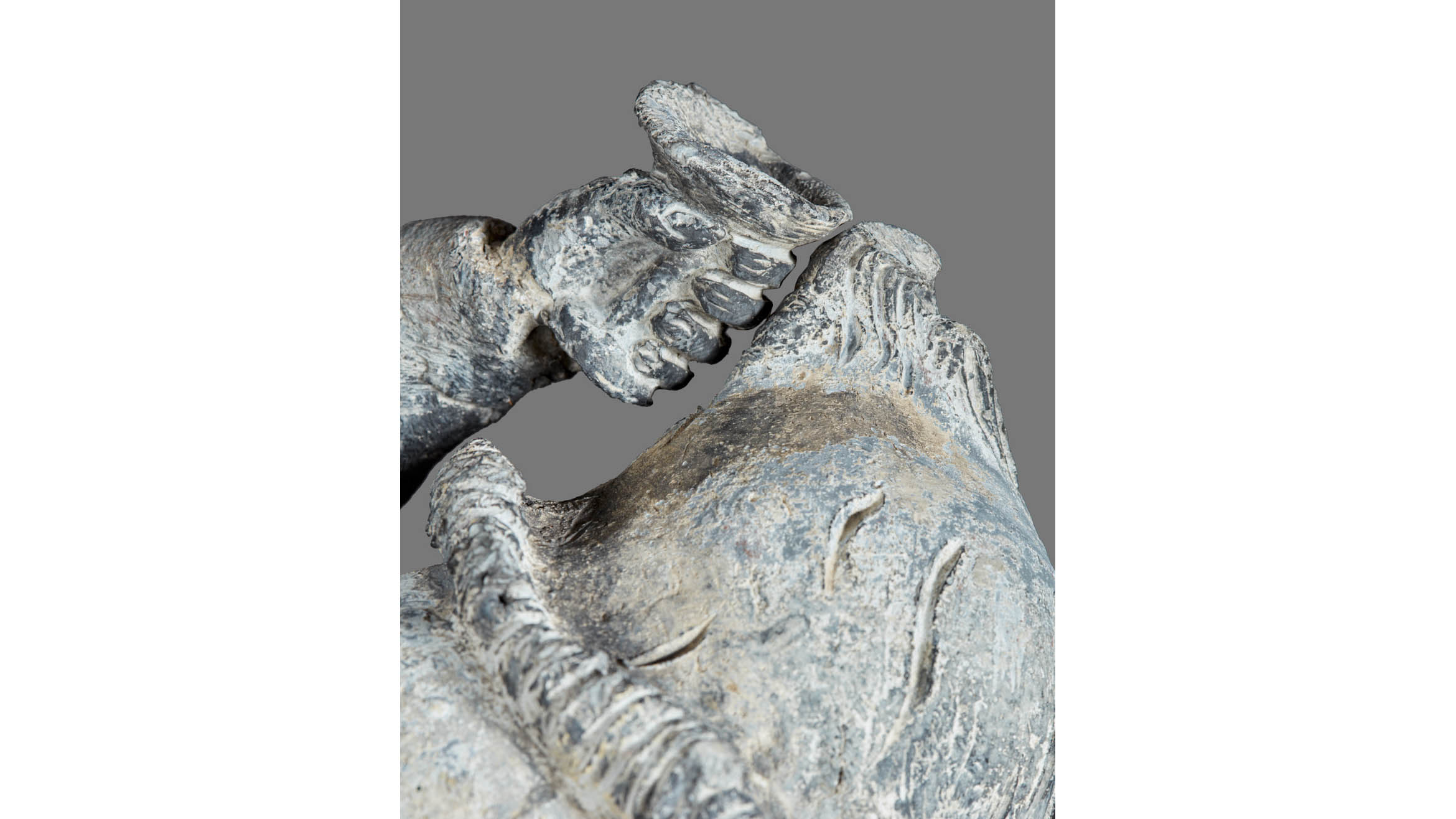 Late 18th Century Lead Figure of a Drinking Man, English, circa 1780-1800