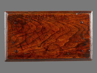 William and Mary Oak and Ash Joined Stool, Welsh, circa 1690