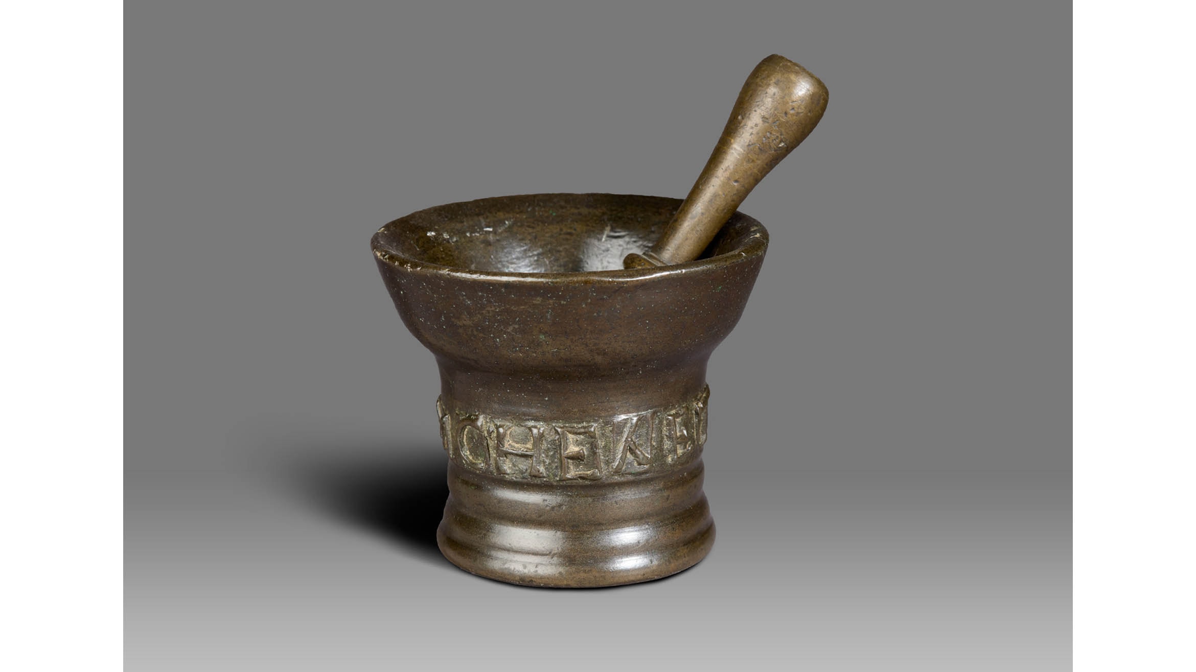 Small Elizabethan Lead Bronze Mortar, English, Whitechapel, London, circa 1590-1600