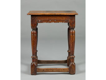 Elizabethan Oak Joined Stool, English, circa 1590–1600 - Image 2