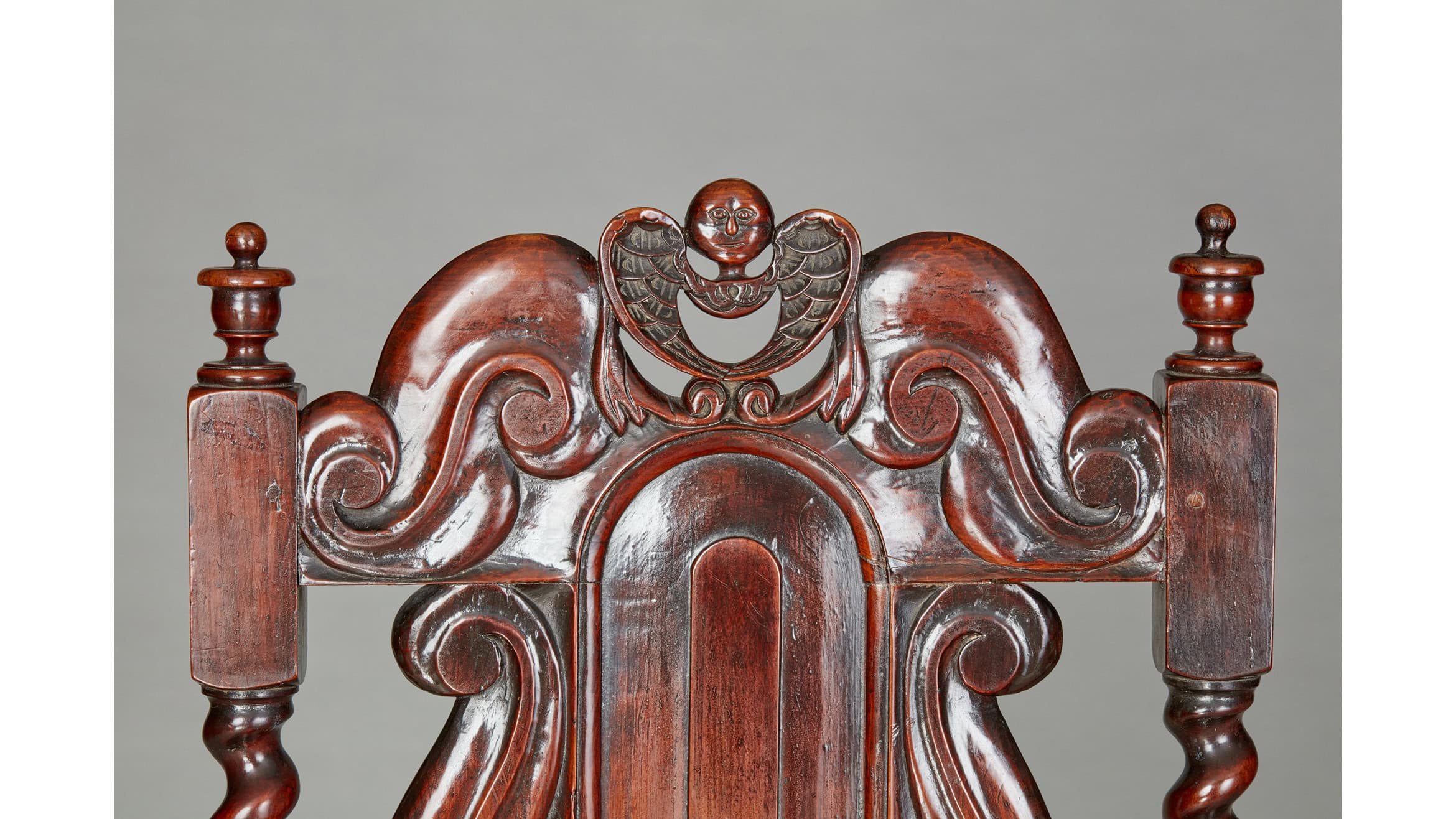 Exceptionally Rare Pair of Charles II Jamaican Cedar Armchairs, circa 1660-1670 - Image 7