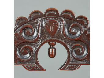 Fine Quality Oak Single Chair with Twin Masks, Yorkshire, circa 1650-1660 - Image 4