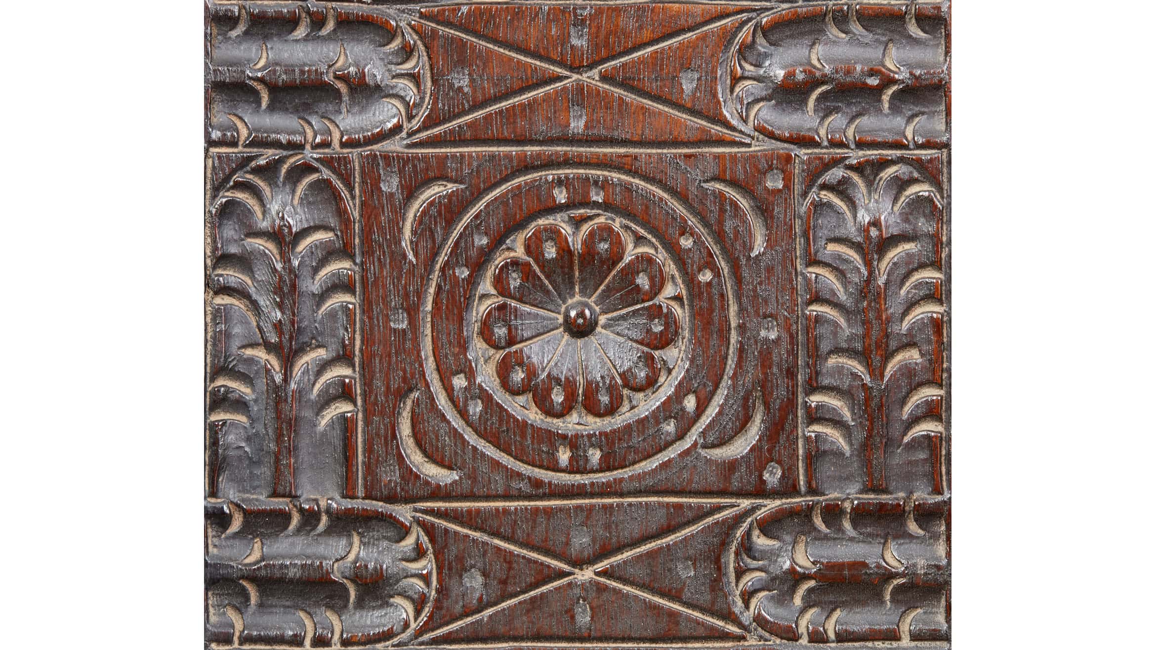 Fine and Rare Elizabethan Oak Caqeuteuse Armchair, Beckham Workshop, Salisbury, circa 1580-1600 - Image 7