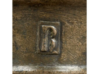 Late Elizabethan / James I lead Bronze Mortar, Nottingham, Oldfield Foundry, initialled R M, circa 1600–1620 - Image 6