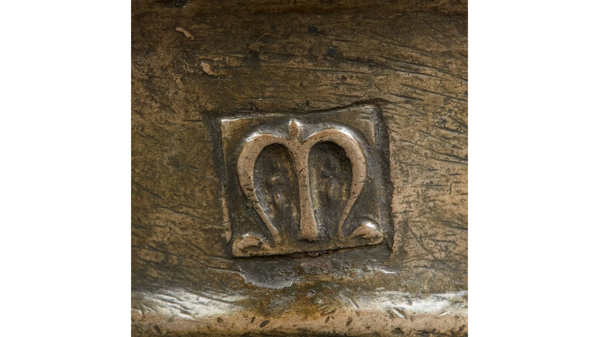 Late Elizabethan / James I lead Bronze Mortar, Nottingham, Oldfield Foundry, initialled R M, circa 1600–1620 - Image 4