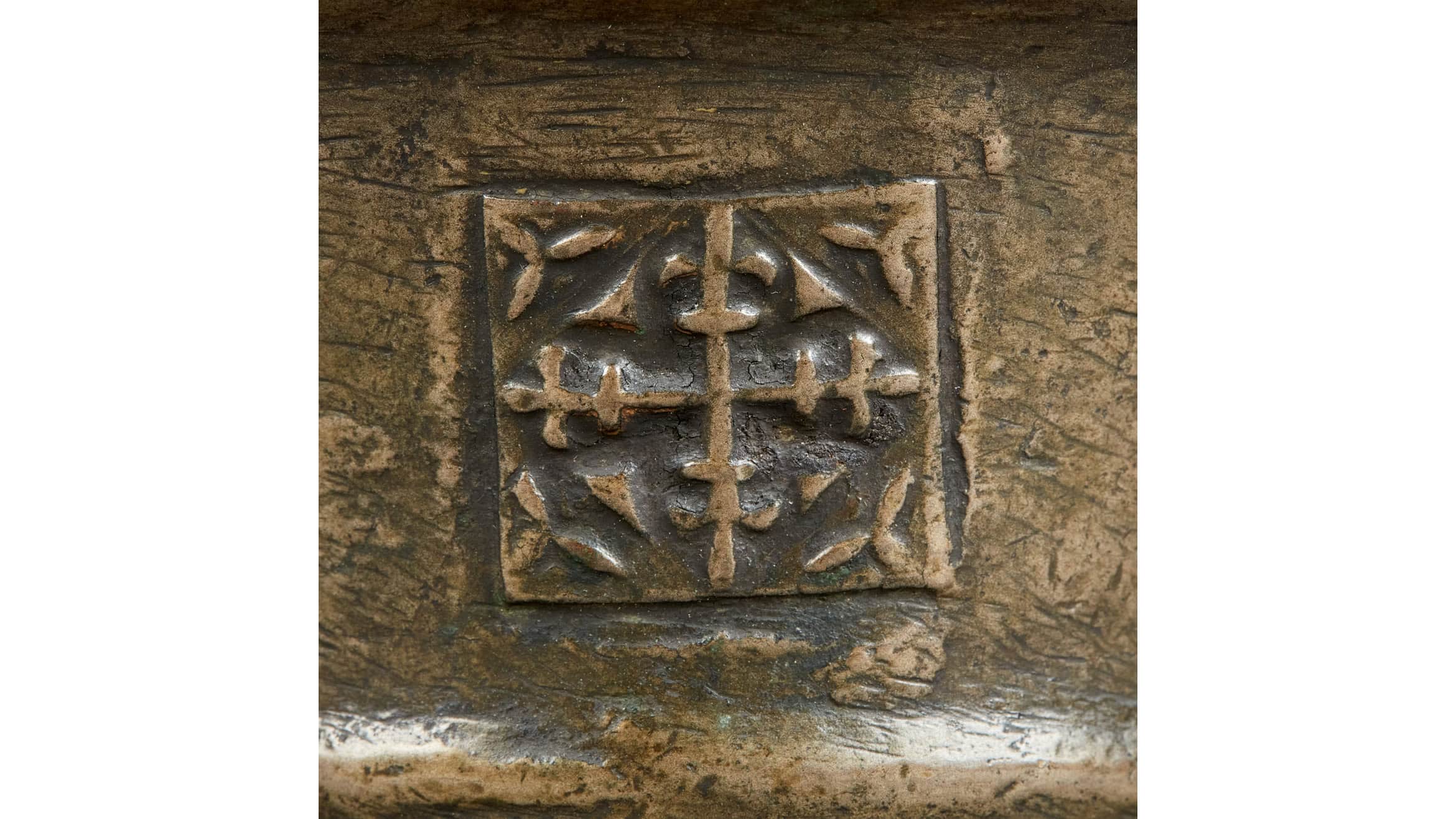 Late Elizabethan / James I lead Bronze Mortar, Nottingham, Oldfield Foundry, initialled R M, circa 1600–1620 - Image 3