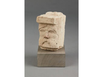 Medieval 15th Century Oolitic Limestone Green Man Corbel Head, English, circa 1400–1450 - Image 3