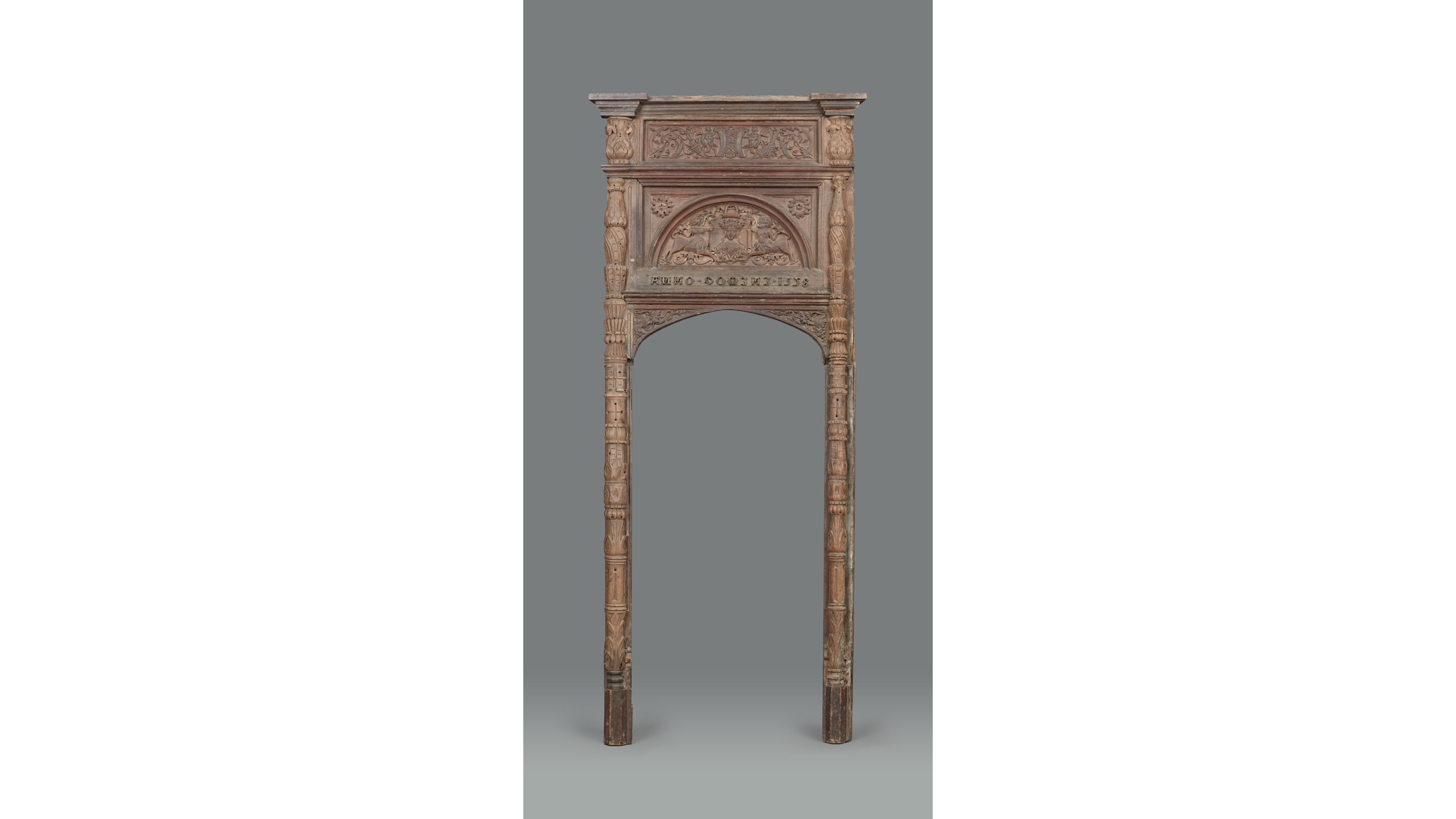 Rare Henry VIII Tudor Overdoor, Nostell Priory, Wynn of Gwydyr and Plas Mawr, North Wales, Dated 1538