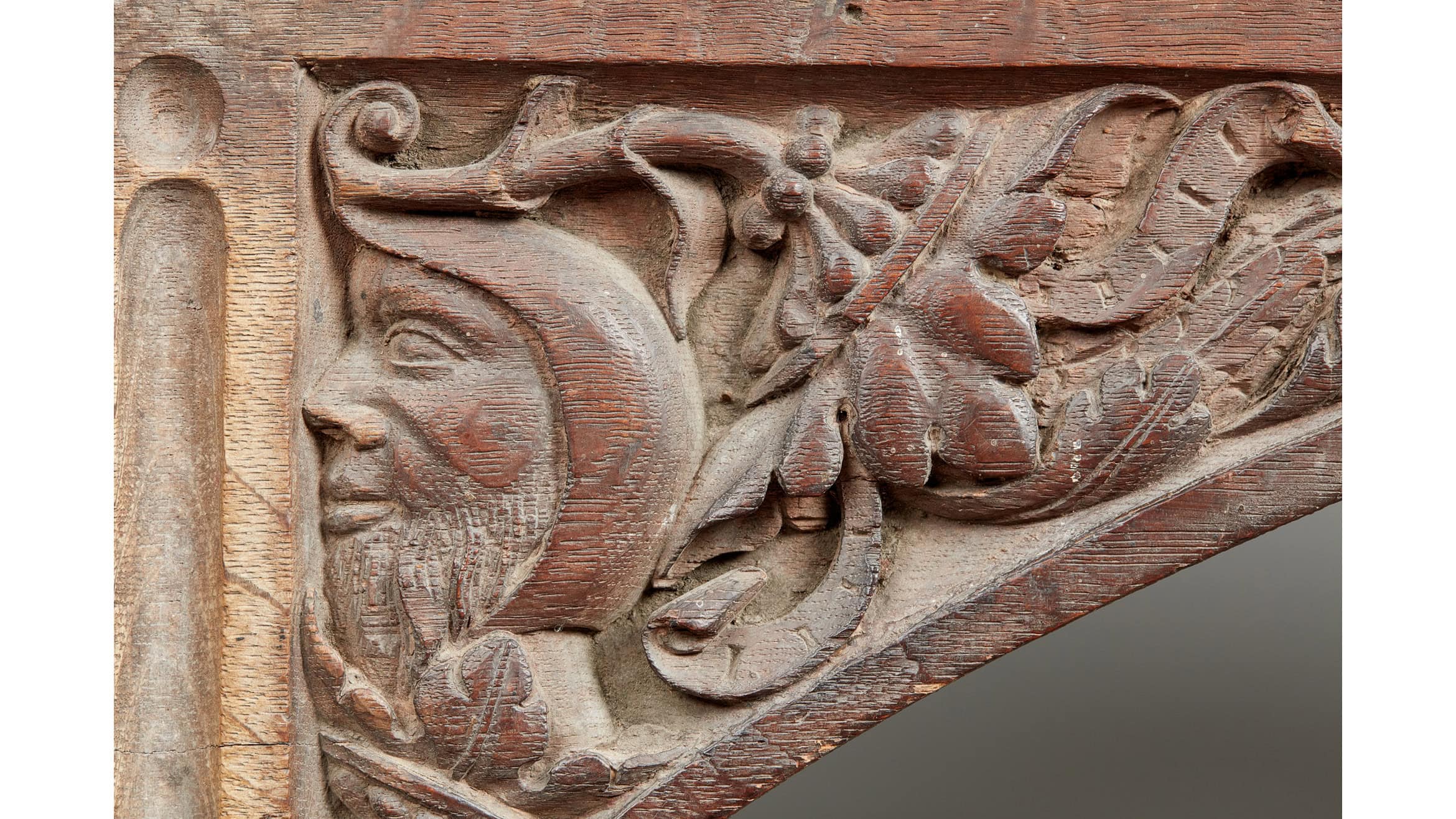 Rare Henry VIII Tudor Overdoor, Nostell Priory, Wynn of Gwydyr and Plas Mawr, North Wales, Dated 1538 - Image 6