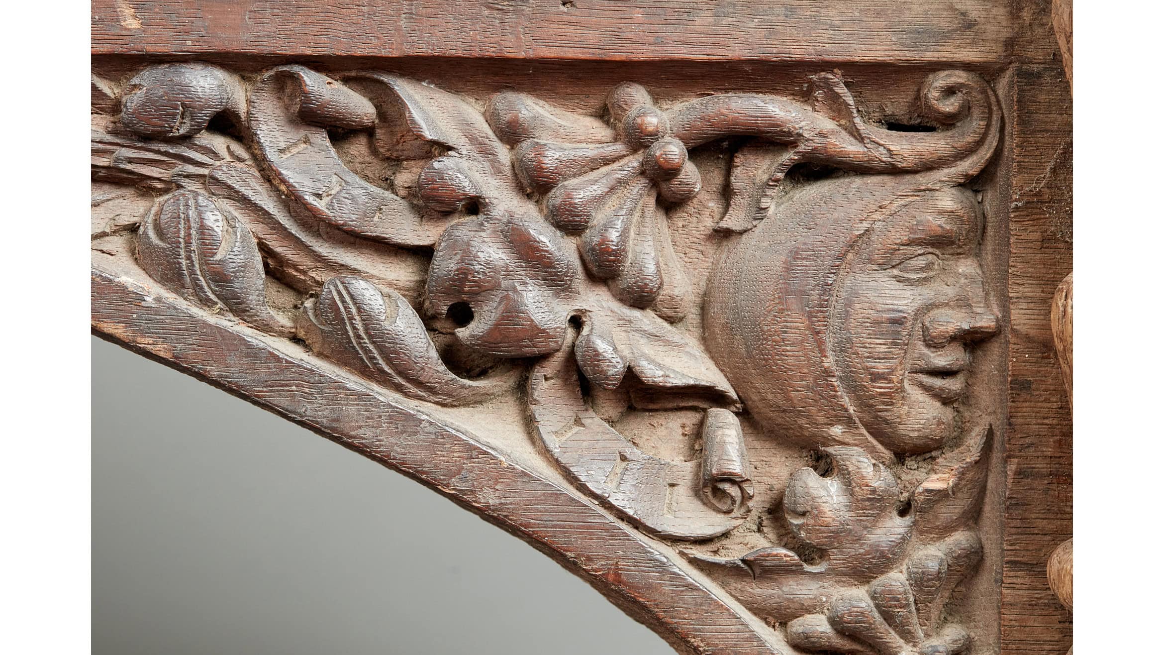 Rare Henry VIII Tudor Overdoor, Nostell Priory, Wynn of Gwydyr and Plas Mawr, North Wales, Dated 1538 - Image 5