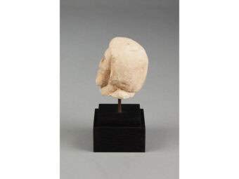 Small 15th Century Portland Stone Head of a Monk, English, Dorset, circa 1400–1450 - Image 4