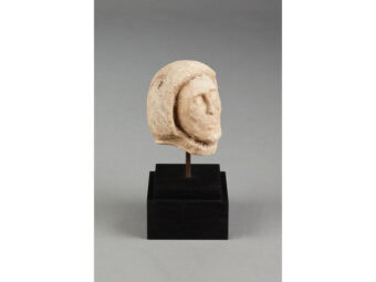 Small 15th Century Portland Stone Head of a Monk, English, Dorset, circa 1400–1450 - Image 3