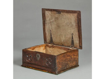Small Charles II Elm Documents Box, circa 1660–1670 - Image 3